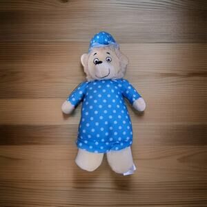 Berenstain Bears Mama Bear Plush 8” • Blue Polka Dot Pajamas • Greenbrier 2023